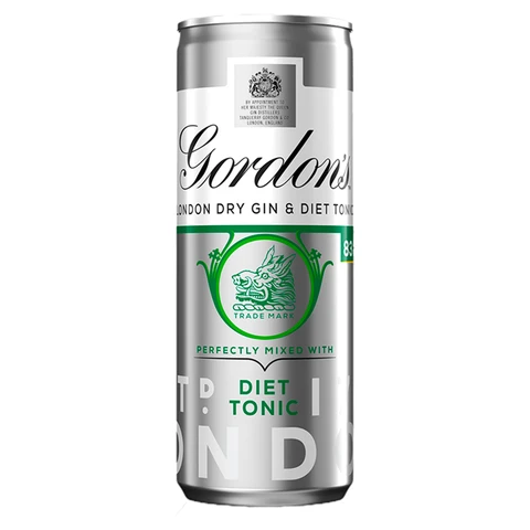 Gordon's & Slimline Tonic 250ml