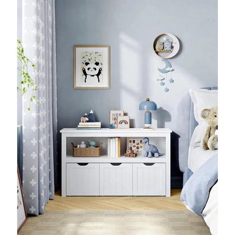 VASAGLE Armoire de rangement à jouets pour enfant