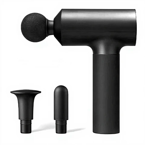 Massage Gun 3 Speed Modes 3 Replaceable Heads Type-C Charging Port