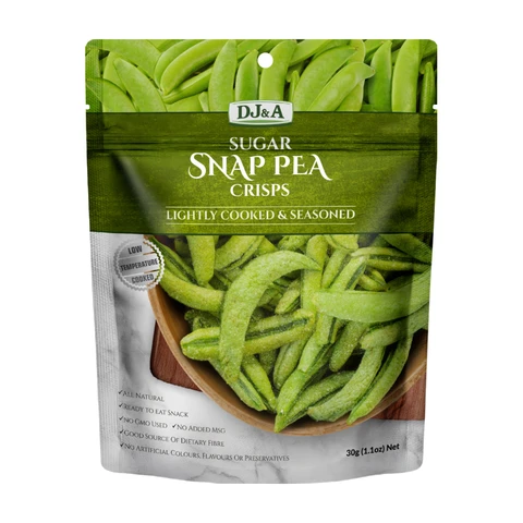 DJ&A Sugar Snap Pea Crisps 30g