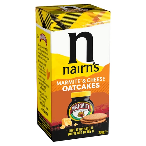 Nairn's Marmite & Cheese Oatcakes 200g