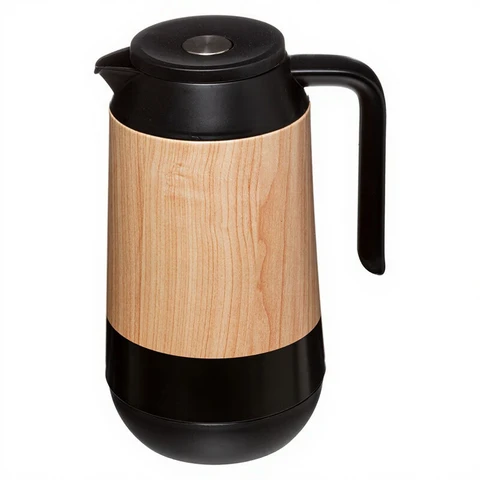 1L Wood-Effect Stainless Steel Insulated Pitcher