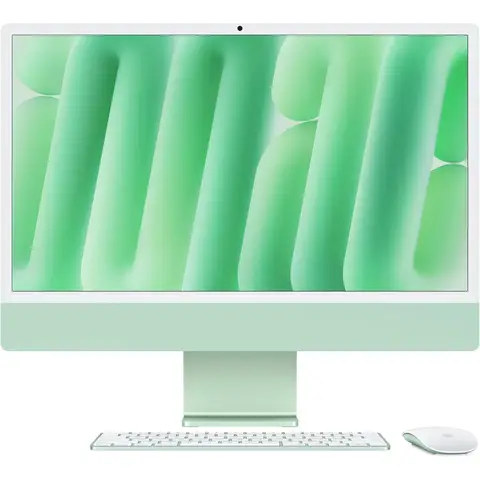 Apple iMac 24 inch (M4, 16GB RAM, 256GB SSD, 10-Core) – Green