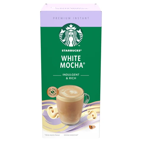 Starbucks Premium Instant White Mocha Sachets 5X24g