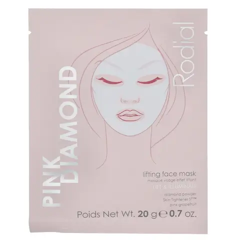 Rodial Pink Diamond Lifting Face Mask 4x20g