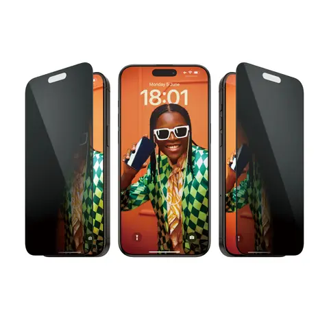  PanzerGlass ® Privacy Screen Protector iPhone 15 Pro Max | Ultra-Wide Fit w. EasyAligner