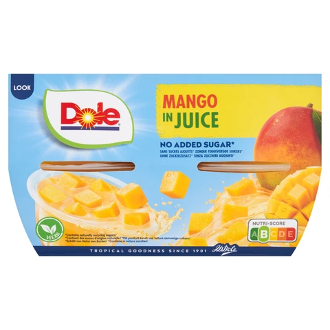 Dole Mangos In Fruit Juice 4 x 113g