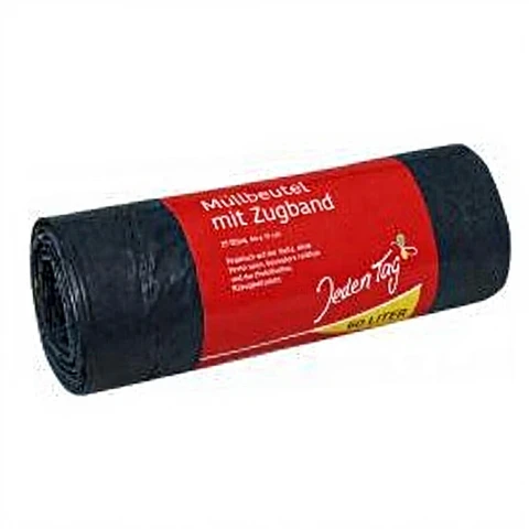 Jeden Tag Zugbandsäcke 60l