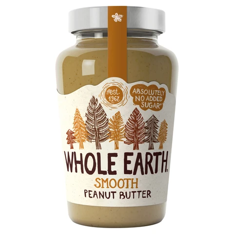 Whole Earth Smooth Peanut Butter 454g