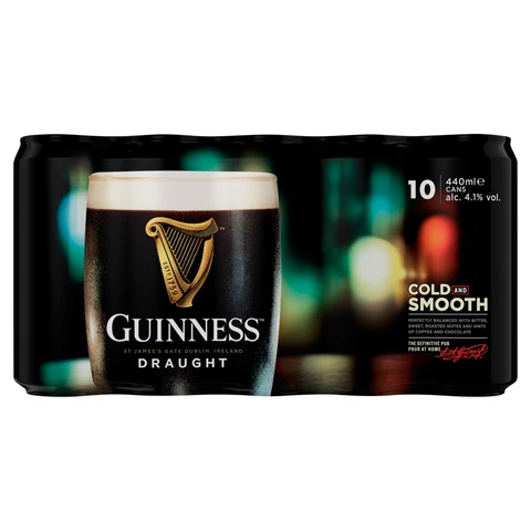Guinness Draught 10 Pack - 4.1% 10 x 440 ml