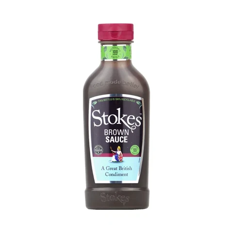 Stokes Squeezy Real Brown Sauce 505g