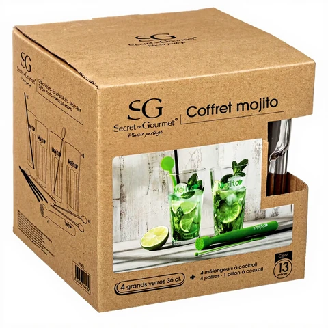 Coffret Cadeau Mojito 13 Pièces