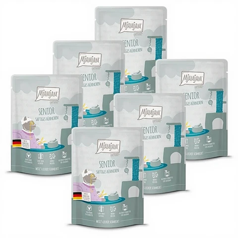 MjAMjAM - Quetschie - Senior - Sappige kip 6 x 300 g