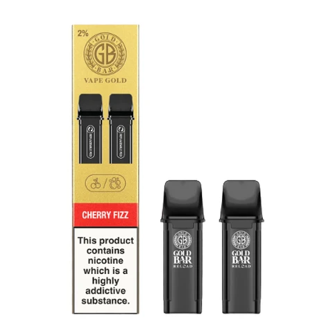 Gold Bar Reload Refill Prefilled Pod / 2PK Cherry Fizz