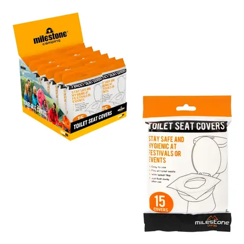 Milestone 15PK Toilet Seat Covers