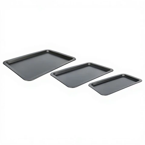 Lot de 3 plaques de cuisson