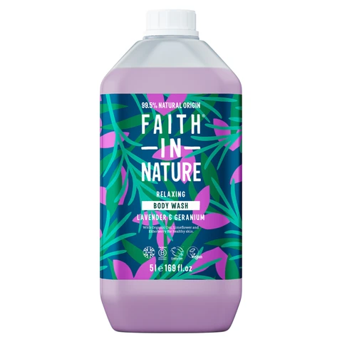 Faith in Nature Lavender & Geranium Body Wash 5l