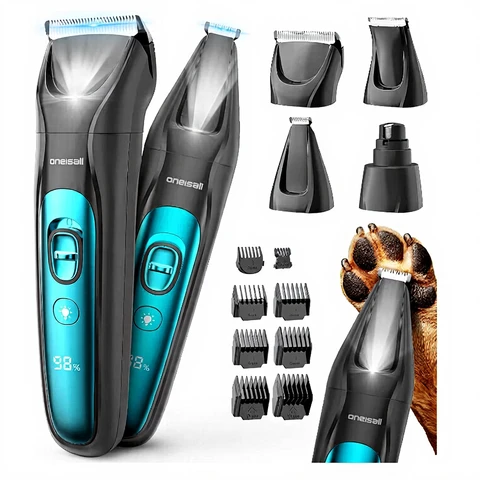 Oneisall 4-in-1 Haustierscheren-Set FC10