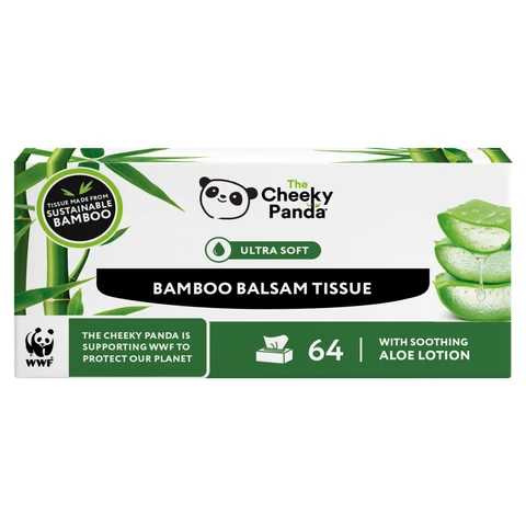 The Cheeky Panda Ultra Soft Bamboo Balsam Tissue 64 Sheets