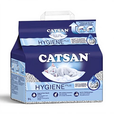 CATSAN Hygiene+ nicht klumpende Katzenstreu 9 l