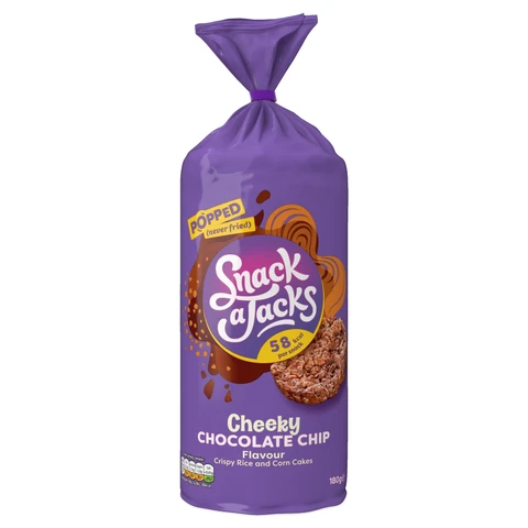 Snack A Jacks Jumbo Chocolate Chip 180g
