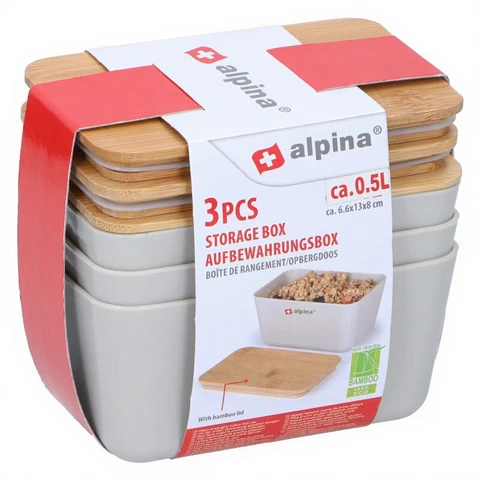 Lot de 3 bo?tes de rangement