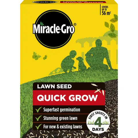 Miracle Gro Quick Grow Lawn Seed 56m2
