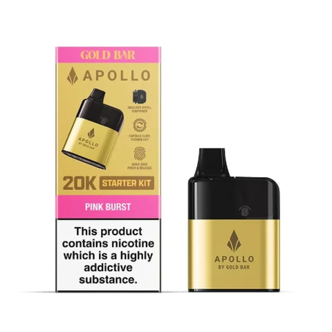 Gold Bar Apollo Prefilled Pod Kit Pink Burst 20K