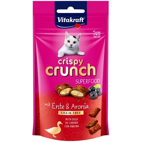 Vitakraft Knusperleckerli Superfood mit Ente & Aronia 60 g