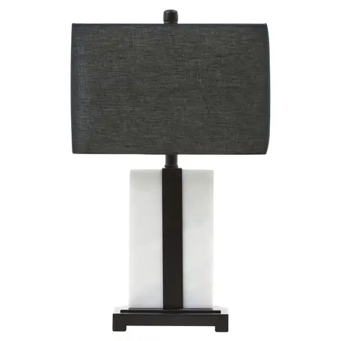 Fifty Five South Table Lamp Elvie Marble Black/White 64cm