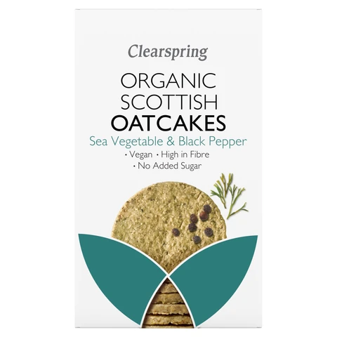 Clearspring Oatcakes - Sea Vegetable - 200G