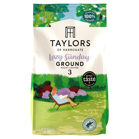 Taylors of Harrogate Lazy Sunday Ground Coffee 200g