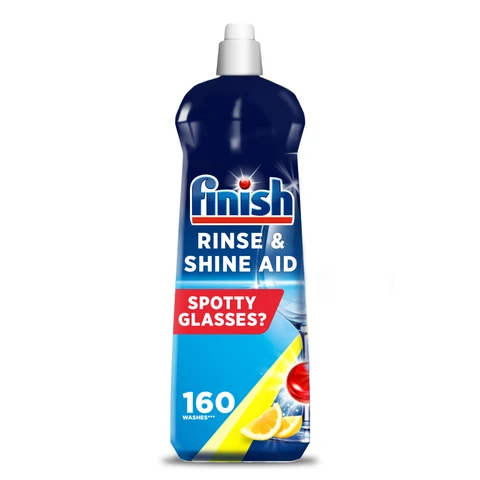 Finish Glass Dishwasher Rinse Aid, Lemon, 800ml
