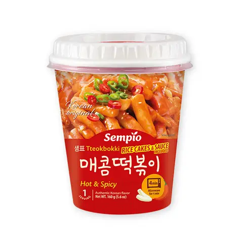 Sempio Instant Tteokbokki, Hot & Spicy (Cup) 