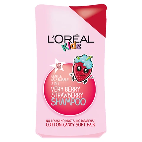 L'Oreal Kids Extra Gentle 2-in-1 Very Berry Strawberry Shampoo 250ml