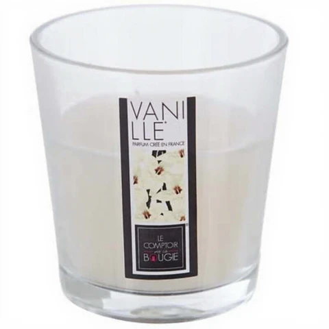 Geurkaars Glazen Pot - 90 g - Vanille