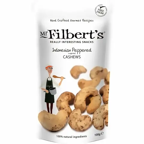 Mr Filbert's Indonesian Pepper Inspired Cashews 100g