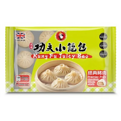 Kungfu Klassischer Mini-Schweinefleisch-Suppenknödel 300g