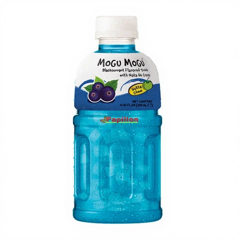 Mogu Mogu Boisson saveur cassis et nata de coco - 32 cl
