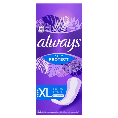 Always Daily Protect Extra Long Panty Liners 24 Liners