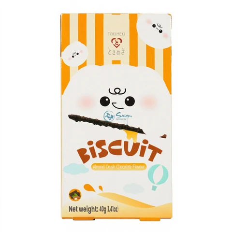 Tokimeki Keksstange Mandel-Crunch Schokogeschmack 40g