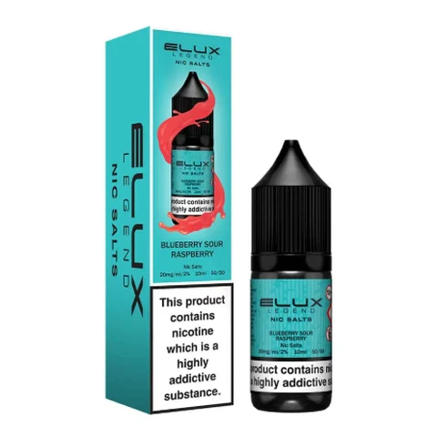 Elux Legend Nic Salt E-liquid Blueberry Sour Raspberry 10mg/ml/1%
