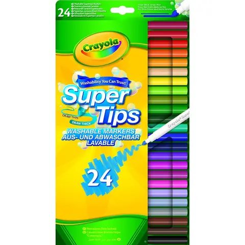 Crayola 24 Supertips Pen Set