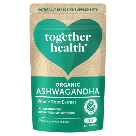 Together Health Organic Ashwagandha Stress Support Capsules - 30 Capsules
