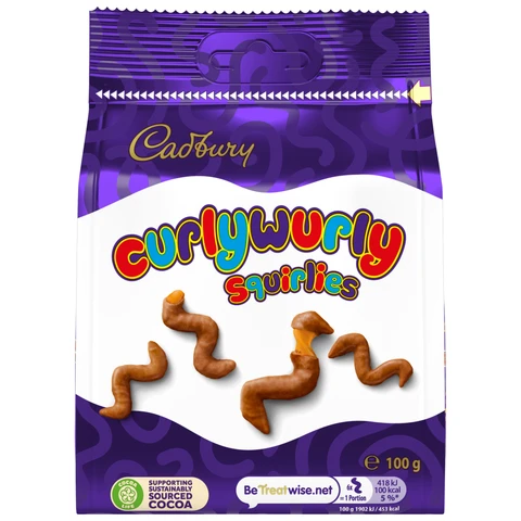 Cadbury Curlywurly Squirlies 100g