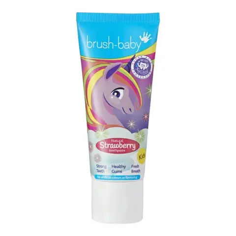 Brush-Baby Natural Strawberry Toothpaste 50ml