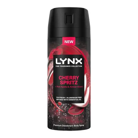 Lynx Fine Fragrance Collection Premium Body Spray Cherry Spritz 150ml