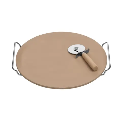 Essentials by Premier Pizza Stone And Cutter Small Set
