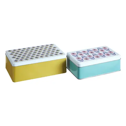 Maison by Premier Storage Rectangular Tins