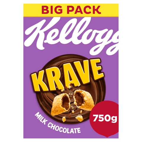 Kelloggs Krave Milk Chocolate 750g